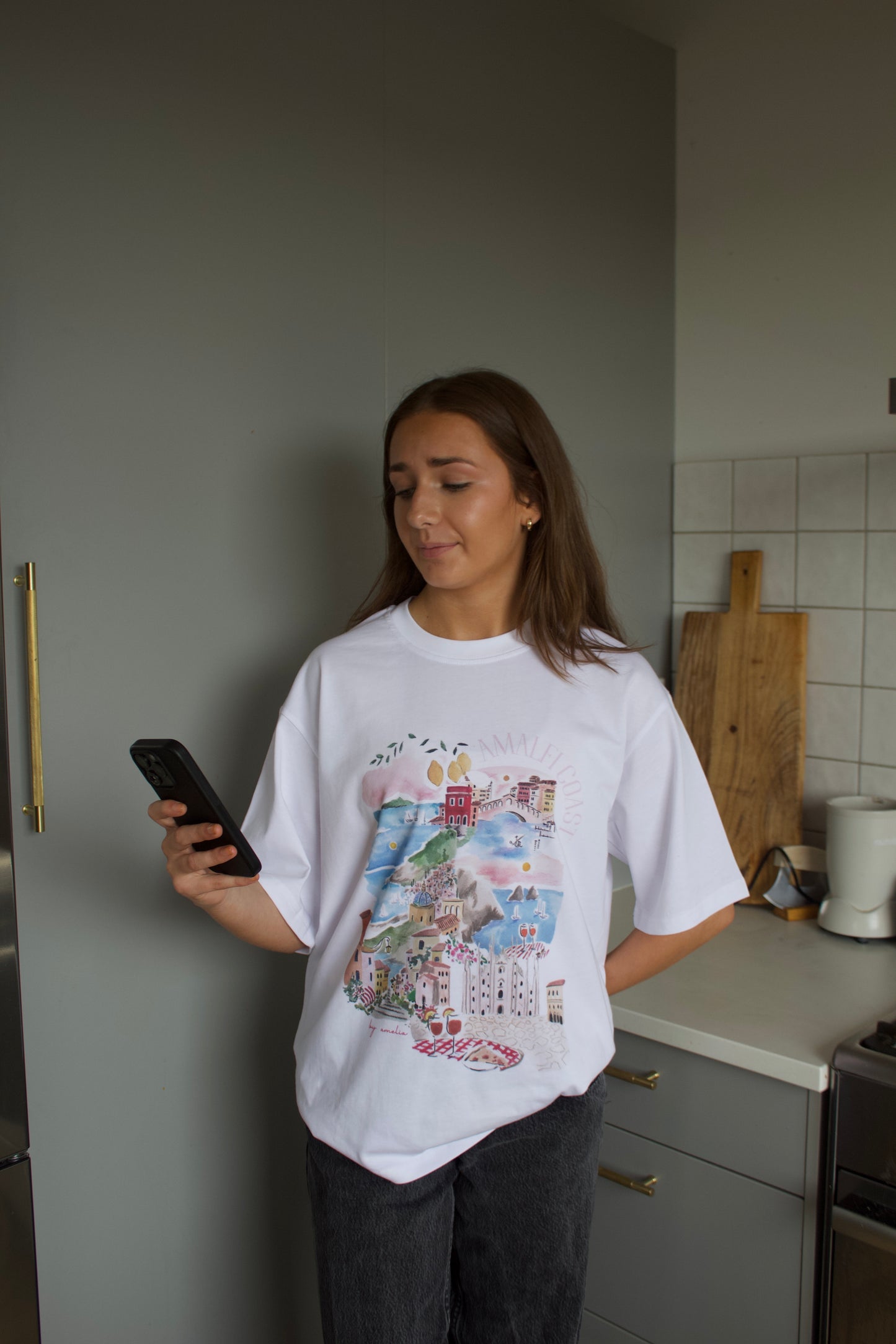 Amalfi Coast Oversized Tee