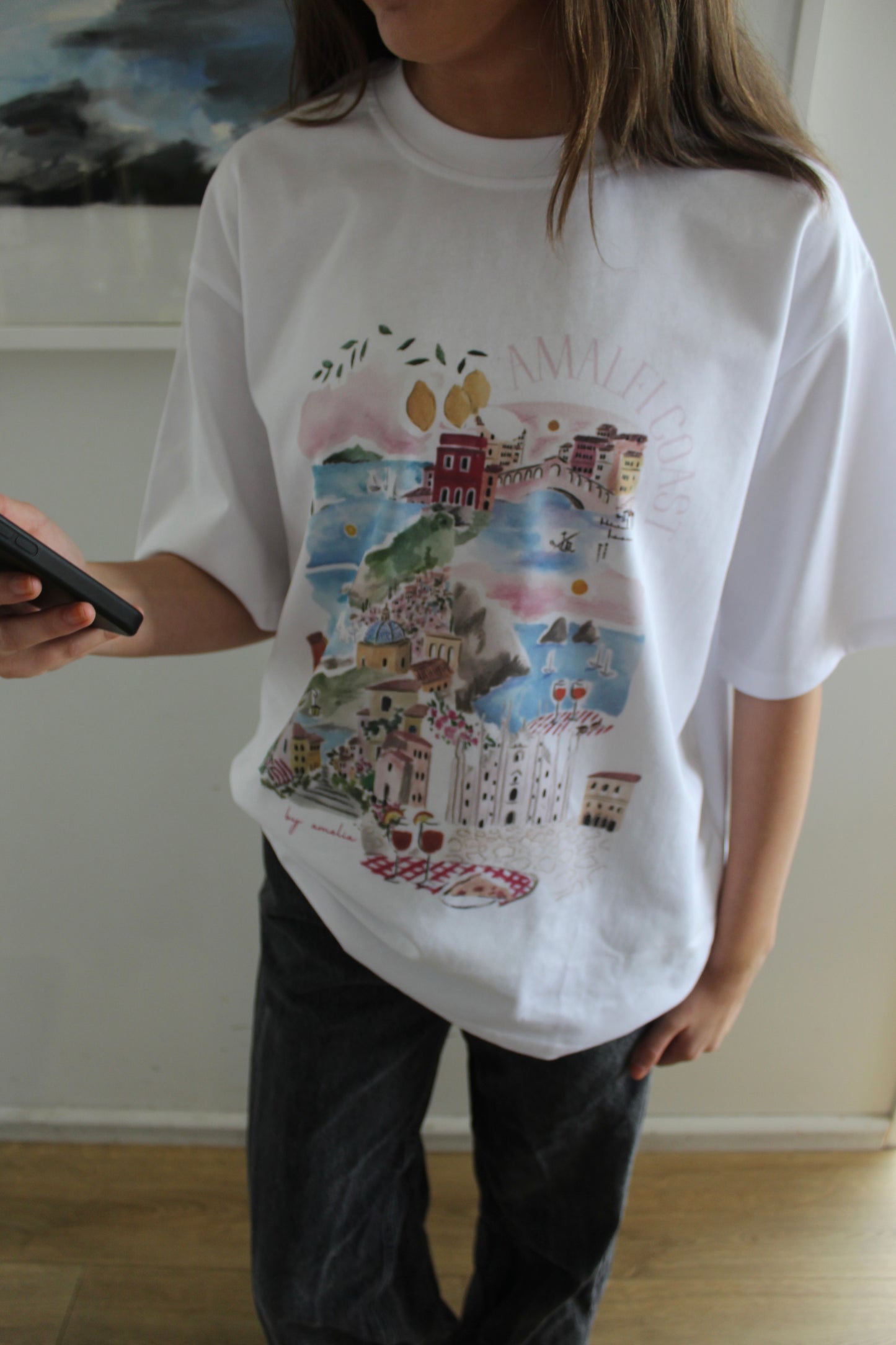 Amalfi Coast Oversized Tee