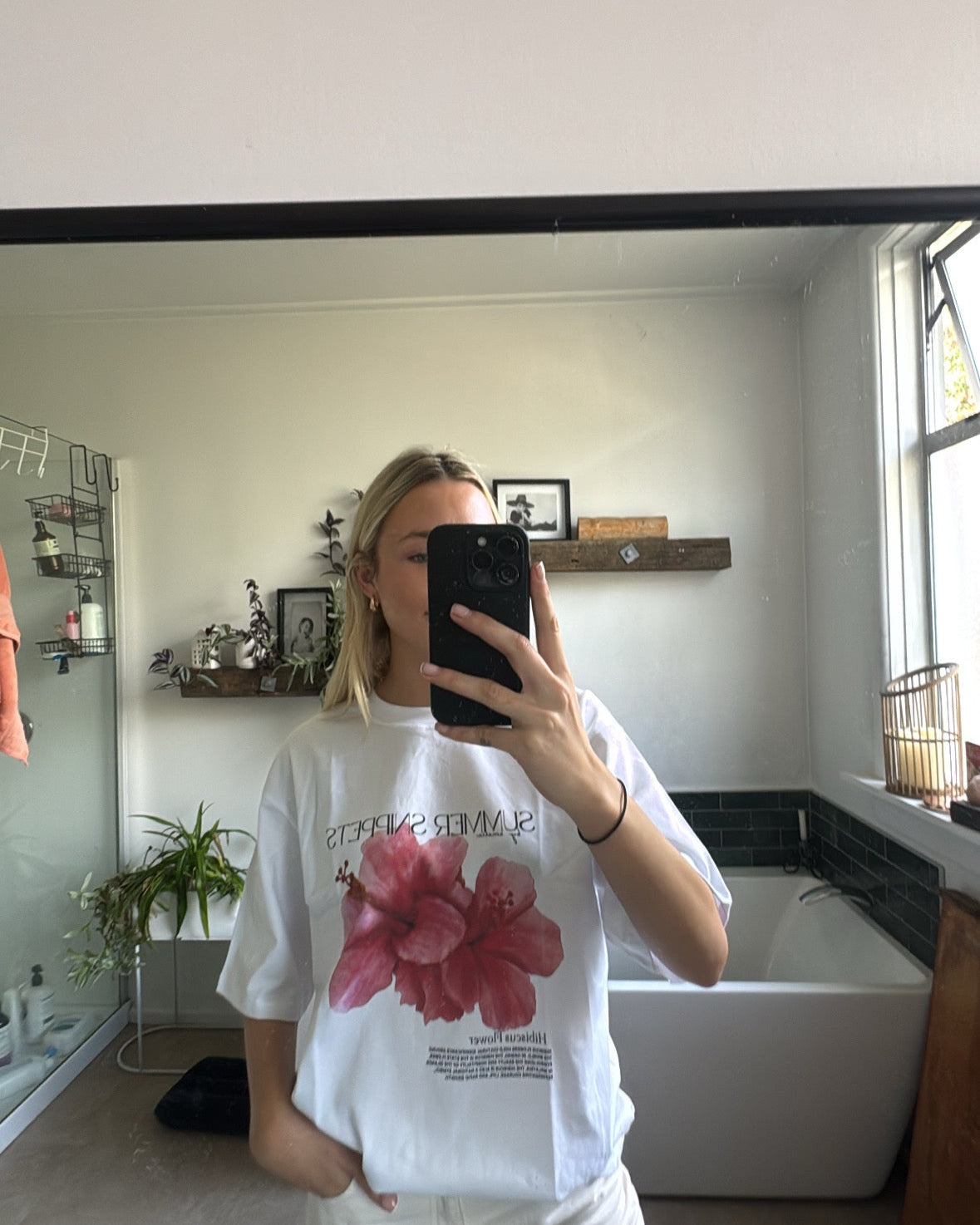Hibiscus Oversized Tee