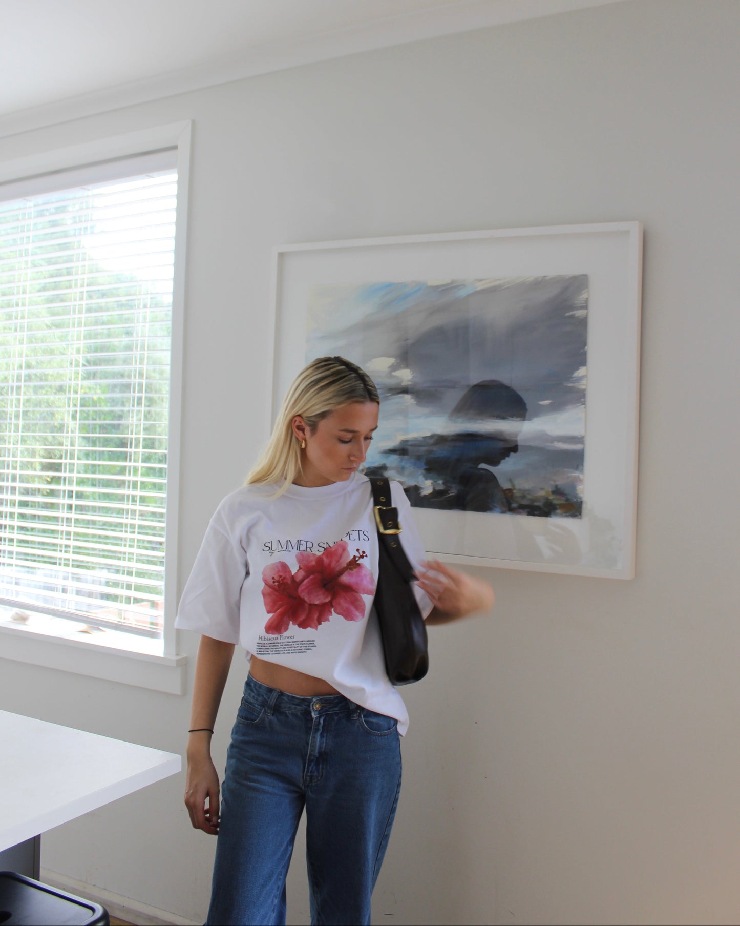 Hibiscus Oversized Tee
