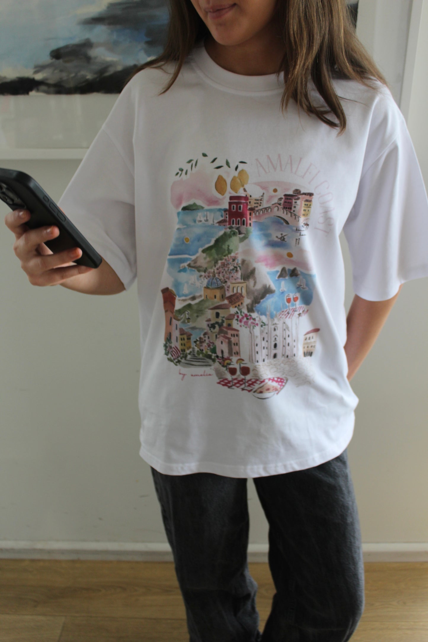 Amalfi Coast Oversized Tee