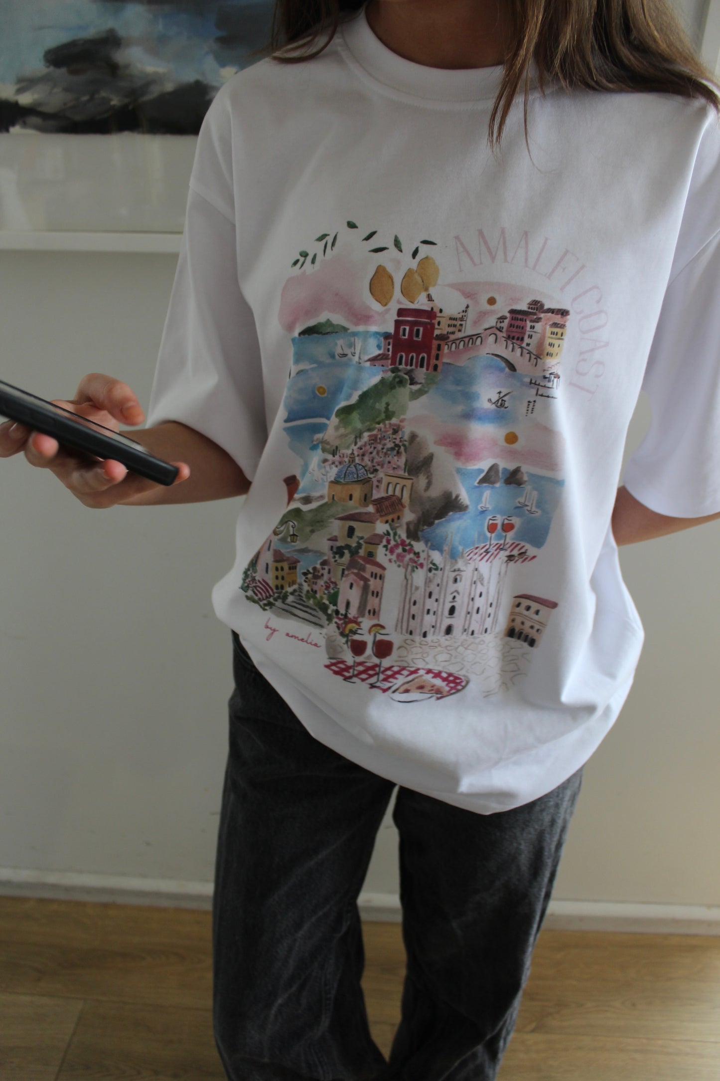 Amalfi Coast Oversized Tee
