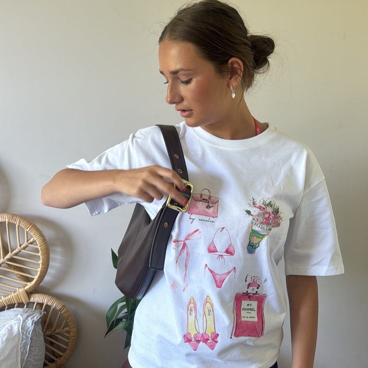 Pink Oversized Tee