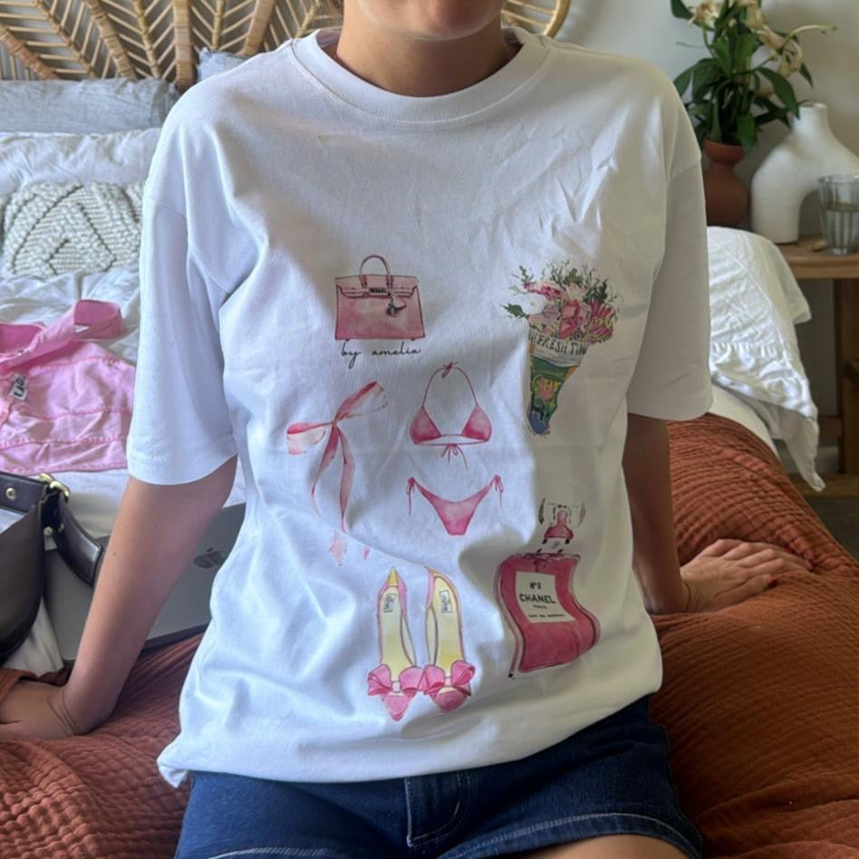 Pink Oversized Tee