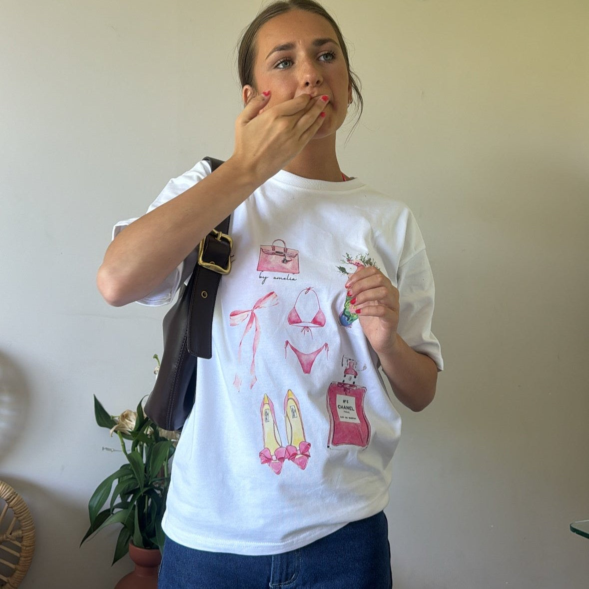 Pink Oversized Tee
