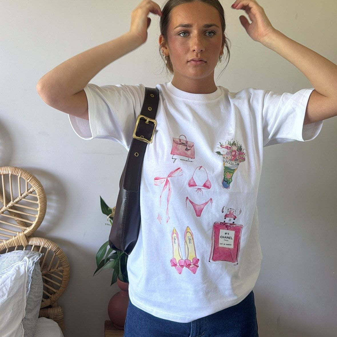 Pink Oversized Tee