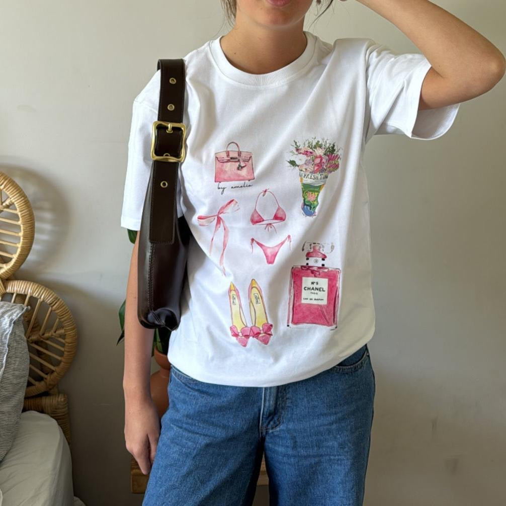 Pink Oversized Tee