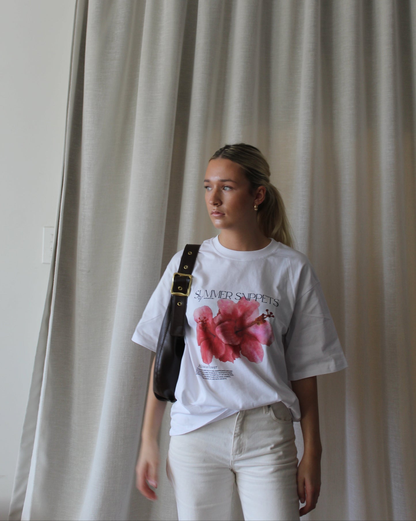Hibiscus Oversized Tee