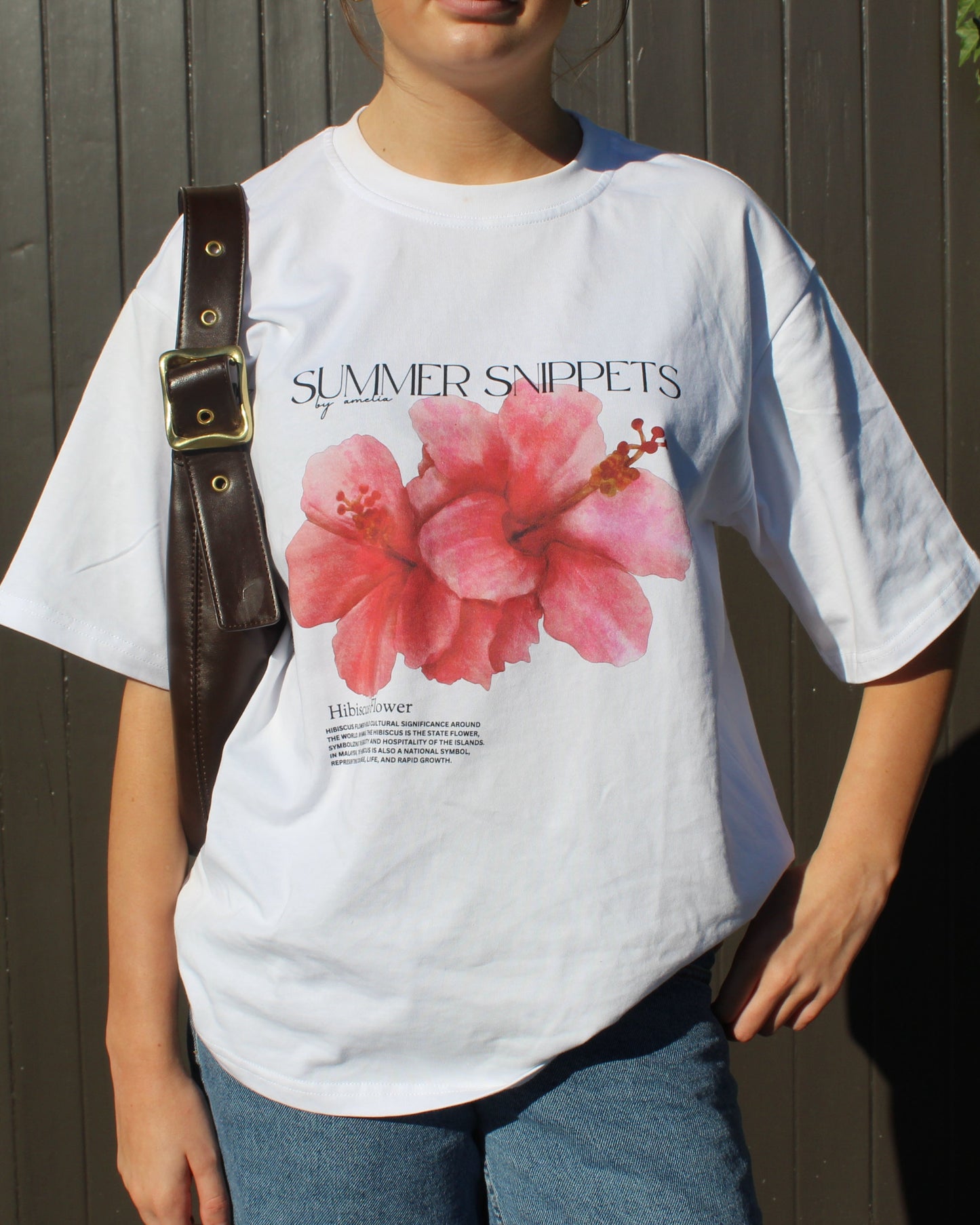 Hibiscus Oversized Tee