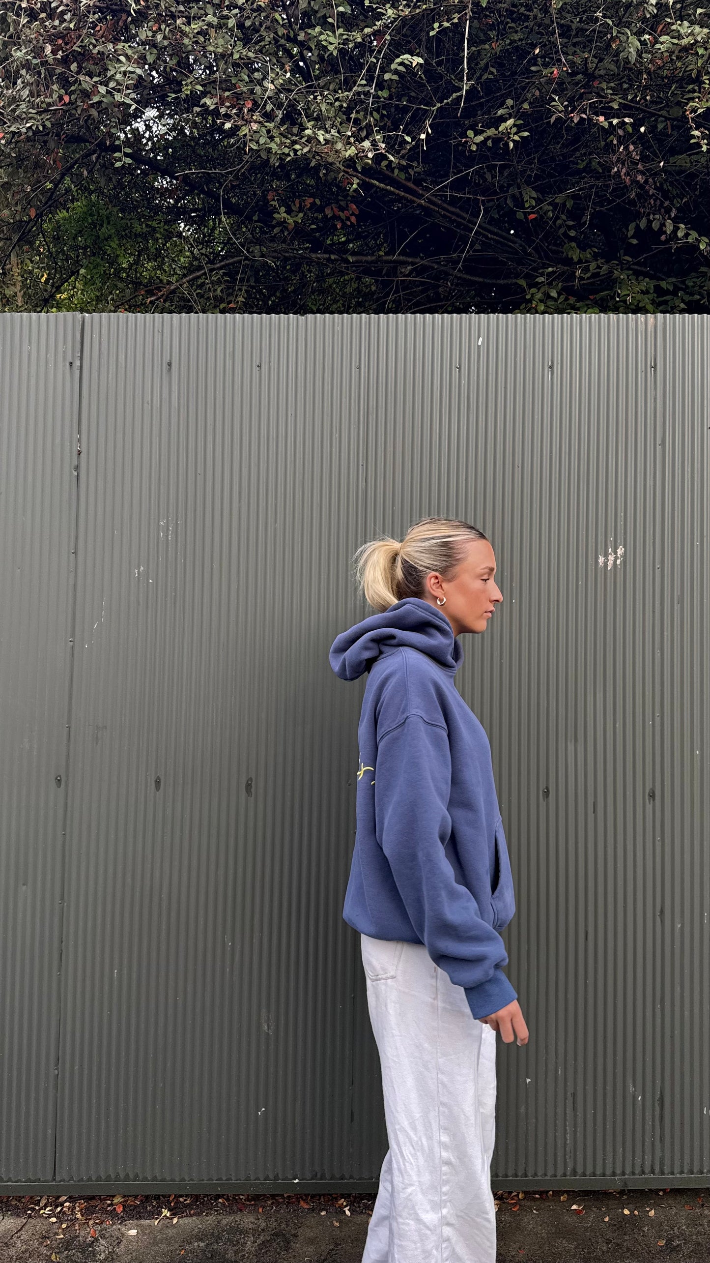 Navy Oversized Hood
